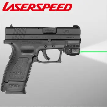 LS-CL3 taktyczne połączone pistolet latarka i zielony celownik laserowy stroboskop funkcja poręcz zainstalowana 200Lm Led pistolet światło
