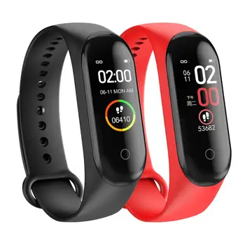 M4 Smart Band Smart Bracelet Watch Blood Pressure Heart Rates Fitness Tracker Smartband Health Sport aplikacji dla systemu Android i IOS