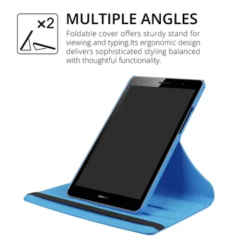 Magnetyczny pokrowiec MediaPad T3 8.0 Folio Pu skórzane etui do Huawei MediaPad T3 8.0 KOB-L09 /W09 Filip Stand Smart Tablet Capa Cases