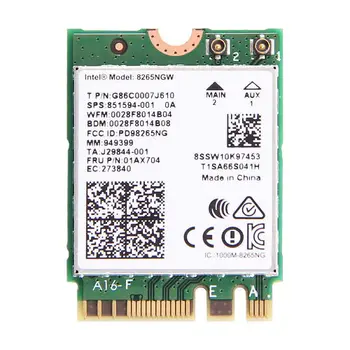 Mapa dla lenovo 01ax704 Intel Dual Band Wireless-AC 8265 NGFF 867 Mb / s WiFi + Bluetooth4.2 802.11 ac Card