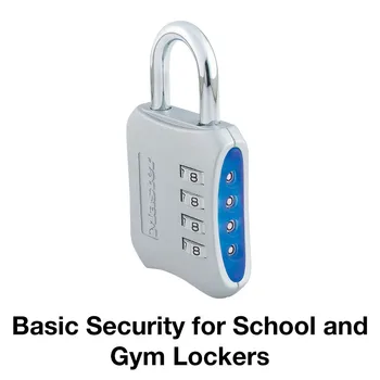 Master Lock 4Digit Password Safety Lock połączenie stopu cynku Travel Security Safely zamek szyfrowy połączone kłódka szeroki pałąk