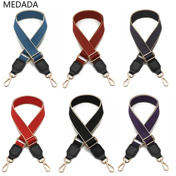 Medada Women ' s Pure Color Replacement Hundred-strap pasek na ramię z jedną ramię ukośne przelot torba regulowane akcesoria