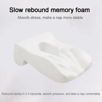 Memory Foam Nap Pillow Office Noon Sleeping Pillow School Table Desk Pillow Oddychającym With Hole for Face Down Sleeper HM005