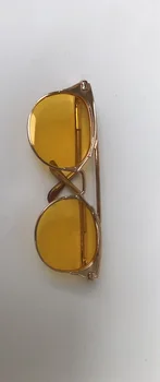[MG614] Darmowa wysyłka nowy Neoblythe lalka punkty # okulary ze złotą ramką szklaną w celu Blyth lalka Pullip stroje dla handlu detalicznego