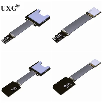 Micro SD / TF karta pamięci zestaw SD Male to SD Bielizna rozszerzenie miękki UHS2 UHS-III elastyczna płaska CableFPC przedłużacz kabla 10 cm 30 cm do 1 m