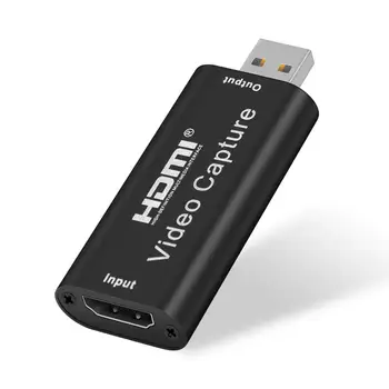 Mini Video Capture Card USB 2.0 Video Grabber HDMI Record Box dla PS4 Game DVD Camcorder HD Camera Recording Live Streaming