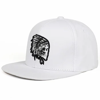 Moda bawełna męska czapka z daszkiem hip-hop kapelusz Punisher haft osobowość czapka snapback kapelusze wszystkie sezony gorras