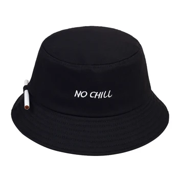 Moda haft palenie rybak kapelusz list NOCHILL czysta bawełna kapelusze wiadro odkryty podróży roleta czapka na co dzień Panama czapki