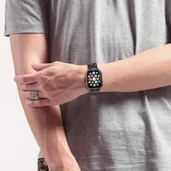 Modny pasek do zegarka Apple Watch Series 6 5 4 3 2 1 bransoleta nadgarstek żywica pasek akcesoria pasek do zegarków dla kobiet i mężczyzn 38 mm 42 mm