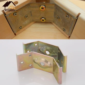 Myhomera kątowniki montażowe, przegub stałe złącze kątowe uchwyt kodowa urządzenia wielofunkcyjne Trójstronna półka krzesło deska stół