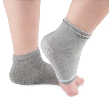 Mężczyźni Kobiety nawilżające skarpetki dla pękniętym pięty gel pięty skarpetki anty suche nogi ochraniacz pięty ulgę w bólu od pękającej skóry stóp