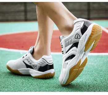 Mężczyźni Kobiety oddychająca tenisowy, Badminton buty do siatkówki tenisa buty do biegania szkolenie sportowe buty do badmintona, ping-pong