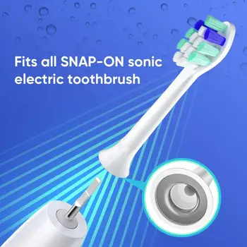 Nasadki szczotek do elektrycznej szczoteczki do zębów Philips Sonicare C2 HX9023, nadają się do Sonicare 2 serii, serii 3, FlexCare