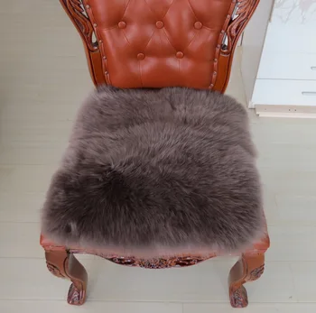 Naturalne futro mata dywan miękki овчинный pokrowiec na krzesła ciepły włochaty dywan mata do siedzenia zwykła skóra futro proste puszyste dywaniki