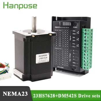 NEMA23 2.8 A 189N.CM 57 silnik krokowy 23HS7628 z DM542S sterownik kontroler silnik napędowy opłata modułowa płyta i drukarka 3D