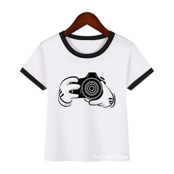 Nightmare before Christmas kreskówka druku odzież dziecięca Jack Szkieleton t-shirt Dziewczyna chłopcy letnia moda biały t-shirt camisetas