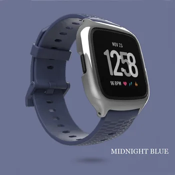 Nowa dostawa 2 w 1 etui+pasek na Fitbit Versa / versa lite bransoletka inteligentny zegarek pasek wyściełany pasek wymiana
