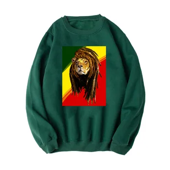 Nowa dostawa chwastów Lew reggae rock kultura Rasta mężczyźni kobiety rozmiar wysokiej jakości bawełna polar gruba ciepła bluza z kapturem