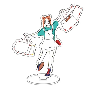 Nowe Anime Jujutsu Kaisen Mondstadt Temat Kugisaki Nobara Figura Akrylowa Podstawka Model Płyty Stół Wystrój Stojący Znak Brelok