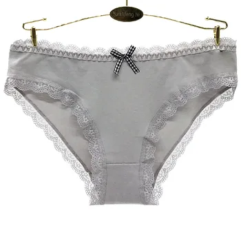 Nowe gorące sprzedaży 4 szt./lot bawełniane majtki damskie moda koronki bawełniane majtki seksowna bielizna bielizna majtki 89325