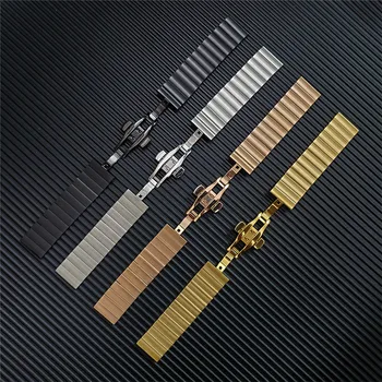 Nowy, luksusowy bransoleta ze stali nierdzewnej dla HONOR Magic 20 mm 22 mm bransoletka Bransoletka dla HUAWEI WATCH GT 2 46 mm 42 mm paski