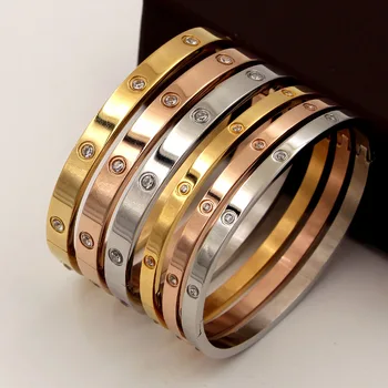 Nowy marka kochanka biżuteria kolorowe cyrkon Kryształ bransoletka bransoletki i bransoletki dla kobiet Pulseiras B001