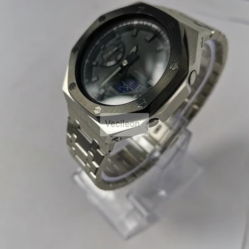 Nowy pasek do zegarka GA2100 i obejmy metalowe watchband GA2110 GA-2100 wymiana akcesoriów z narzędziami