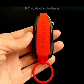 Ochrona kluczyka Silikonowy guma sprawa dla Tesla Model 3 S X Key Fob Protector Remote Keyless car accessories