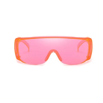 OFIR 2019 okulary Kobiety trend okulary galaretki kolor Harajuku projekt duża ramka przezroczyste różowe okulary Przeciwsłoneczne UV400 SK-76