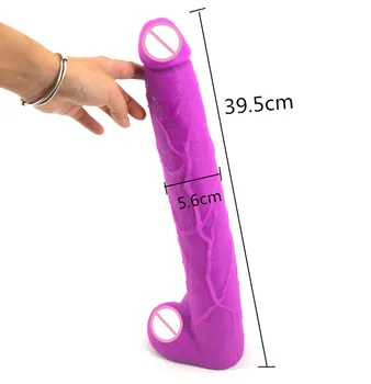 Ogromny ogromny dildo super duży realistyczny penis czarny gruby zginanie pchające wibratory sex zabawki dla kobiet
