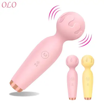 OLO AV wibrator 10 częstotliwość mini-różdżka wibrator kobieta masturbator G-spot masażer łechtaczki pobudzający sex zabawki dla kobiet
