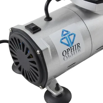 OPHIR PRO cylinder tłokowy kompresor 110 v/220 v airbrush kompresor do airbrushing tatuaż paznokci hobby Body Paint Makeup_AC089