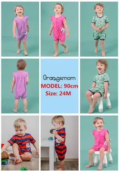 Orangemom oficjalny sklep letnie chłopcy odzież dziecięca Krótki kombinezon noworodka kombinezon Baby Boy odzież dziecięca roupas kombinezony dla Dzieci
