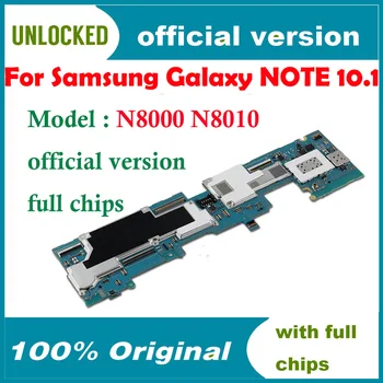 Oryginalny odblokowany mainbaord dla Samsung Galaxy Note 10.1 N8000 z pełną chipowej płytą główną działa dobrze darmowa wysyłka