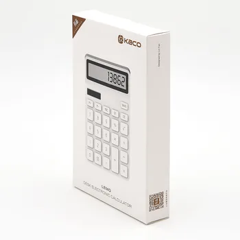 Oryginalny Xiaomi KACO kalkulator biurkowy podwójny czujnik fotoelektryczny zanurzenie 12 cyfrowy wyświetlacz szkoła biuro inteligentne wyłączanie
