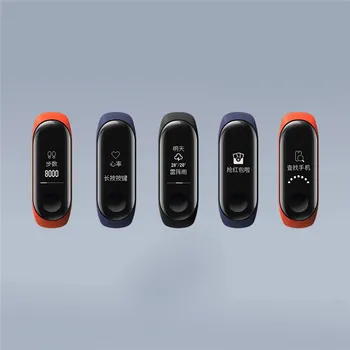 Oryginalny xiaomi Mi Band 3 wiadomość rytmu serca fitness tracker OLED ekran dotykowy, wodoodporny inteligentne bransoletki bransoletka Mi3