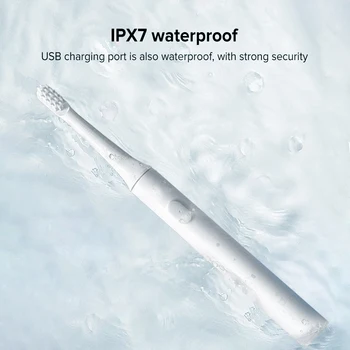 Oryginalny Xiaomi T100 szczoteczka do zębów szczoteczka do zębów głowicy Mijia T100 elektryczna oral głębokie czyszczenie sonicare szczoteczka dwubiegowa czyszczenie