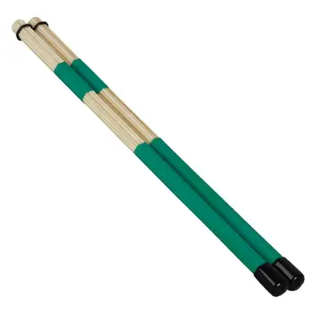Pakiet z 2 bambusowe jazzowych pałeczki prętów naganiaczy zielonego koloru dla dorosłych początkujących perkusistów