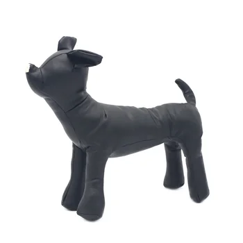 Pawstrip 1 szt. skóra pies manekin stojący pies modele sklep zoologiczny wyświetlacz do odzieży, Odzież, kołnierz Pet pies zabawki