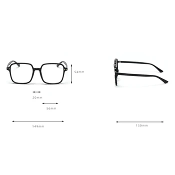 Peekaboo ochrona oczu kwadratowa ramka okulary do komputera mężczyźni TR90 niebieskie światło blokujące okulary optyczne kobiety ultralight