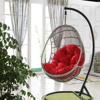 Poduszka krzesło na biegunach wisia poduszka krzesło skóra życzliwa miękka poduszka krzesło na biegunach dla krytego balkonu podłogowego