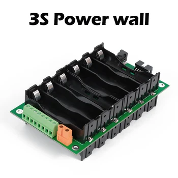 Power Bank 12V Battery Pack Lithium Battery Case Balance Circuits 40A 80A BMS 3S Power Wall 18650 Battery Holder for diy Ebike