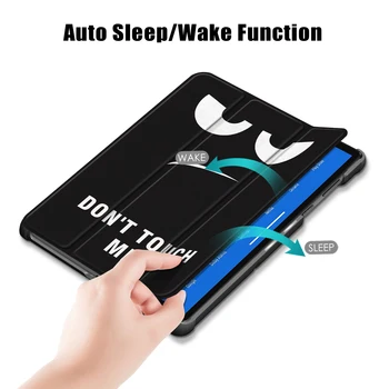 Premium skórzany składany stojak Smart Sleep Auto Awake Case dla Lenovo Tab M10 FHD Plus 10.3 Case Cover TB-X606F TB-X606X Funda