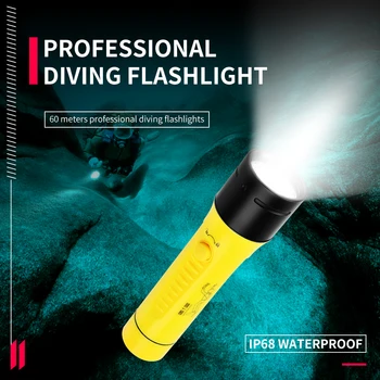Profesjonalne nurkowanie światła led IP68 Wodoodporny nurkowanie sprzęt patrol podróży do domu