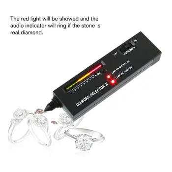 Profesjonalny Diament tester Kamień Gem Selector High Accuracy Jewelry Watcher Tool LED Diamond Indicator Test Pen