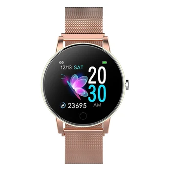 Q19 Modny Zegarek Mężczyźni Kobiety Kolorowy Ekran Życie Wodoodporny Sportowy Bransoletka Liczenie Kroków Monitorowanie Rytmu Serca Smartwatch