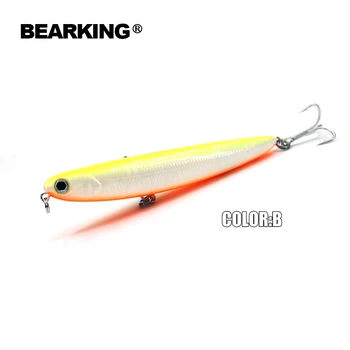 Retail Bearking 2016 hot model fishing lures hard bait 8color for choose 110mm 13g minnow,quality professional minnow