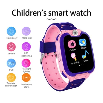Rozmowa dwukierunkowa komunikacja dla dzieci inteligentny zegarek wbudowane 7 gier bateria 500 mah wodoodporny zabaw dla dzieci bransoletka