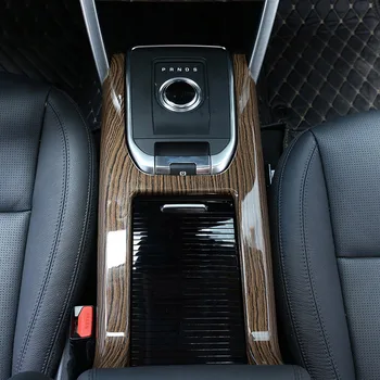 Samochód-stylizacja konsola środkowa panel zmiany biegów ramka wykończenie naklejka ABS Chrom do Land Rover Discovery Sport-2017 akcesoria
