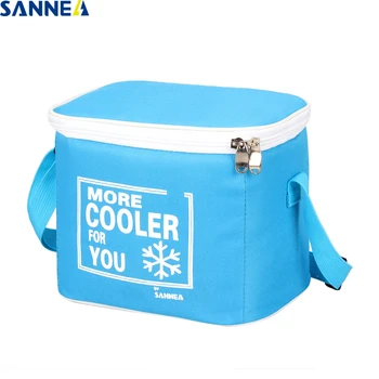 SANNE 5L Cooler bag thermal solid color wodoodporny portable insulated ice pack can carry food and drink insulated thermal bag